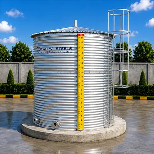 Zincalume DM Water Storage Tank in Ambassa Zincalume DM Water Storage Tank in Ambassa