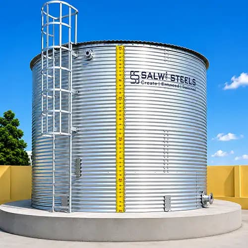 Zincalume Irrigation Water Storage Tank in Ashok Nagar Zincalume Irrigation Water Storage Tank in Ashok Nagar