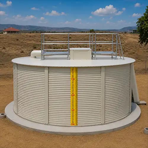 Zincalume Rain Harvesting Water Storage Tank in Datia Zincalume Rain Harvesting Water Storage Tank in Datia
